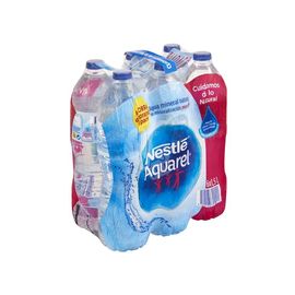 Aquarel Agua mineral natural de mineralización muy débil  Pack 6 x 1,5 L