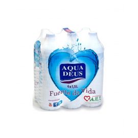 Aquadeus Agua mineral natural Pack 6 x 1,5 L