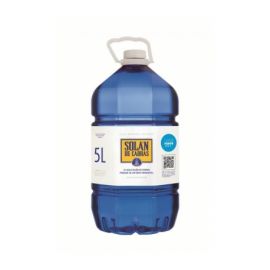 Solán de Cabras Agua mineral natural de mineralización débil. Garrafa 5 L