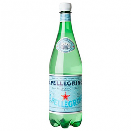 San Pellegrino Agua mineral natural con gas 1 L